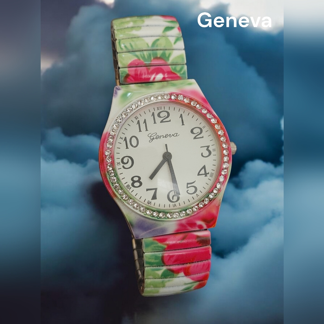 Geneva Vintage Bracelet Watch Women